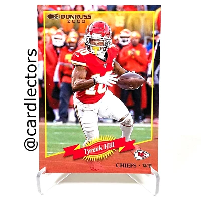 2020 Panini Donruss Football TYREEK HILL Retro 2000 #R2K-TH Insert SP CHIEFS - Image 1 of 2