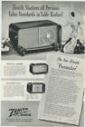 Zenith Radio Zenith Radio Pacemaker Modern Glamorous Styling 1948 Vintage Ad