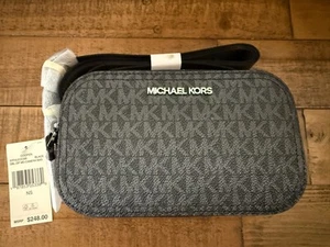 Michael Kors Double Zip Camera Crossbody Bag Womens NS Cooper Purse Handbag New - Picture 1 of 11
