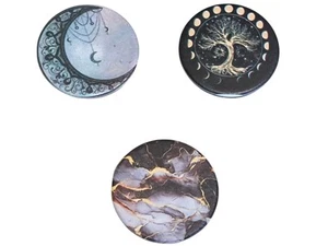 Lot Of 3 Celestial Moon Tree Abstract Standard Popsocket Pop Grip - Photo 1 sur 5