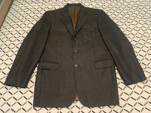 Jack Victor Blazer Mens 40R 100% Wool Brown Sports Coat Lindenwood - Picture 1 of 12