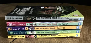 R.L. Stine, Lot of 5 Nightmare Room PBs, Vintage, 1st Ed. Avon Printing (228) - Picture 1 of 24