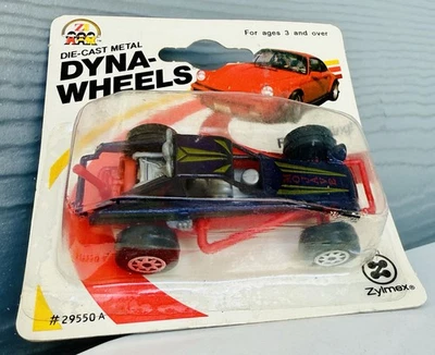 NUOVO ~ 1989 Die Cast Metal Dyna-Wheels Dune Buggy 29550A Toy Car Zylmex ~ su scheda - Immagine 1 di 4