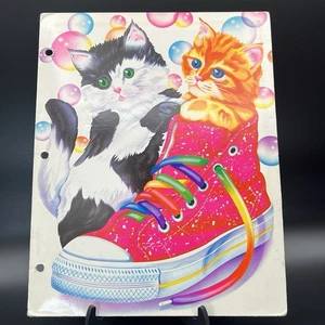 Vintage 90er The Fantastic World Lisa Frank 2-Pocket Ordner - Playtime Kittens - Bild 1 von 18