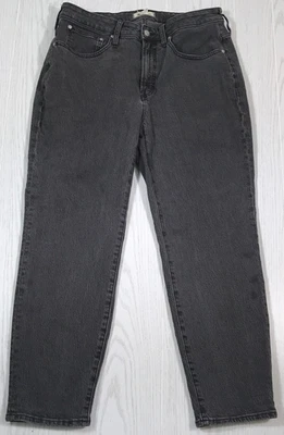 Madewell The Curvy Perfect Vintage Jean Women 14W Black High Rise Boho Tapered - Image 1 of 4