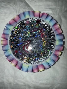 Claire’s Geburtstag Einhorn Band Anstecker Button Glitzer Shaker Regenbogen Party - Bild 1 von 1
