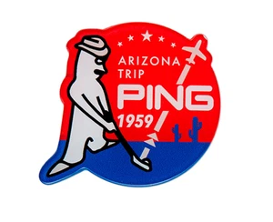Ping Golf Japan AC-F2503 Mr.PING Travel Marker Red Limited edition New - Picture 1 of 4