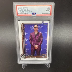 2025 Topps Series 1 Golden Mirror Image Variation SSP Tarik Skubal, PSA 9! - Bild 1 von 2