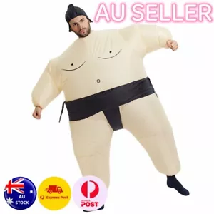 Halloween Inflatable Sumo Wrestler Costume Adult Party Suits Fancy Dress Cosplay - Picture 1 of 12