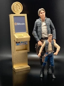 CAJERO AUTOMÁTICO Custom Bit COin para 6 PULGADAS ESCALA 1:12 FIGURA STAR WARS DIORAMA - Imagen 1 de 1