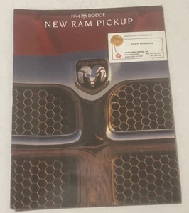 1994 DODGE RAM PICKUP SALES BROCHURE CATALOG IN EXCELLENT CONDITION - Picture 1 of 1