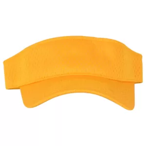 Blank Solid Yellow Plain Curved Bill Adults Adjustable Visor Hat Sun Cap - Picture 1 of 4