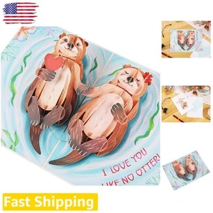 Funny 3D Pop Up Anniversary Card - For Wife, Husband, Couple - With Message Note - Picture 1 of 8