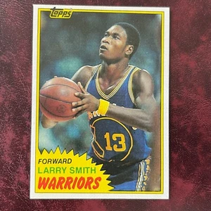 1981-82 Topps Set LARRY SMITH ROOKIE #W75 WARRIORS NM/MINT+ *HIGH GRADE* VENDING - Picture 1 of 2