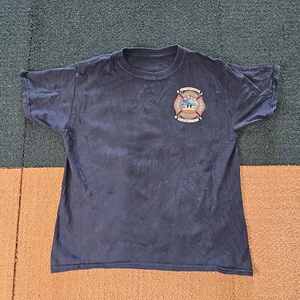 Mt. Kisco Fire Department 343 911 Memorial Adult T-Shirt XS Blue Graphic NYC K7a - Picture 1 of 9
