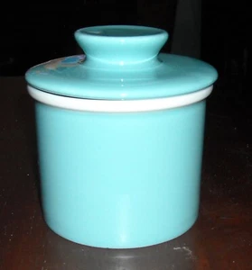 Sweese - Butter Bell - Porcelain Crock - Aqua/Turquoise -Counter Storage Holder - Picture 1 of 12