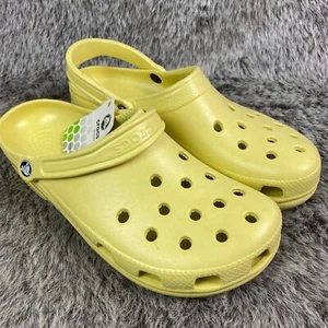 Crocs Classic Cayman Butter Yellow Slide Men 11 New With Tag - Picture 1 of 10
