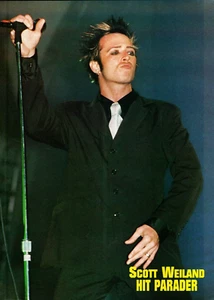 De colección Años 90 REVISTA SCOTT WEILAND ANUNCIO IMPRESO ASCENDENTE Piedra Templo Pilotos Pinup Página - Imagen 1 de 1