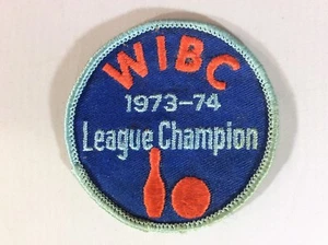 1973 1974 Women’s International Bowling Congress League Champion Award Patch - Picture 1 of 1
