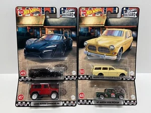 2022 Hot Wheels Defender Mini Hypersport & Amazon Boulevard Premium NEU 4er Set - Bild 1 von 13
