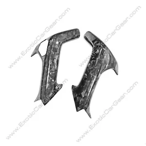 Cubiertas de manija de puerta interior de fibra de carbono forjada para Lamborghini Huracan - Imagen 1 de 4