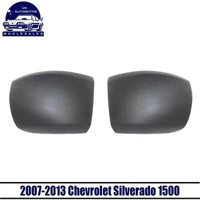 Front Bumper End Caps Textured LH & RH For 2007-2013 Chevrolet Silverado 1500 Foto 1 de 4