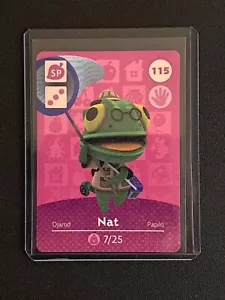 Nat - 115 - Carta Amiibo Animal Crossing - Foto 1 di 1