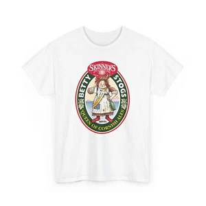 Beer Lover T-Shirt, Men's Women's Beer Tee, Betty Stogs Queen of Cornish Ales, - Picture 1 of 19