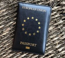European Union EU Passport Cover Travel Case for Passports  FREE SHIPPING