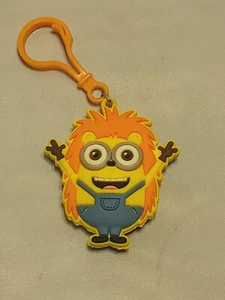Hedge Hogz Orange Minion Backpack Keychain Clip Minion - Picture 1 of 3