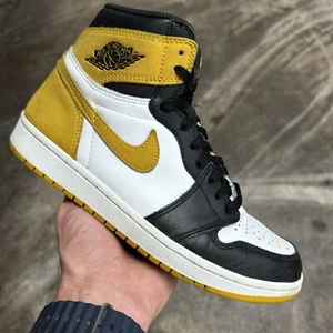 Gr. 8,5 - Jordan 1 Retro High OG Yellow Ochre - 2018 - gebraucht - Bild 1 von 5