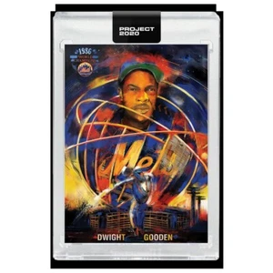 Topps PROJECT 2020 Card 343 - 1985 Dwight Gooden by Andrew Thiele (w/Box)IN HAND - Picture 1 of 3