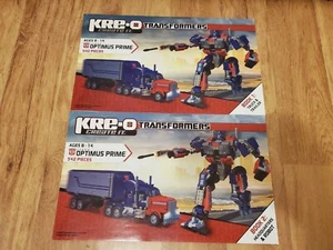 Book 1 & 2 Kre-O Create It Instructions For Transformers Optimus Prime 30689 - Picture 1 of 4
