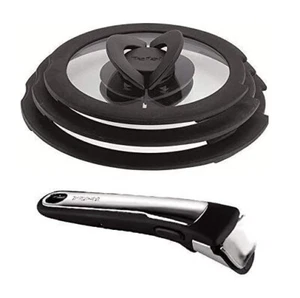 Tefal Ingenio 3 Teile Deckel Set 16cm 18cm Und 20cm Und S / Stahl Griff - Bild 1 von 1