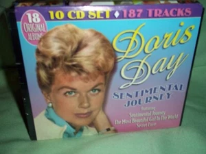 Doris Day Sentimental Journey 10 CD's 18 Albums and 187 Tracks NEW Rare! - Picture 1 of 7