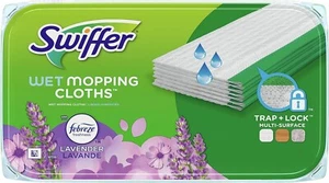 Swiffer Sweeper Wet Mopping Pad Refills for Floor Mop with Febreze Lavender Scen - Picture 1 of 6