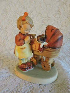 Doll Mother Hummel #67 TMK-6 - Artist Signed - Girl w/ Stroller - Missing Bee - Picture 1 of 6