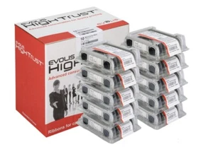 New R5F002AAA Evolis Color Ribbon YMCKO Primacy, Zenius - 200 images - 10 Pack - Picture 1 of 1