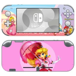 Nintendo Switch Lite Vinyl Skin Stickers Decals Cover Princess Peach Super Mario - Picture 1 of 1