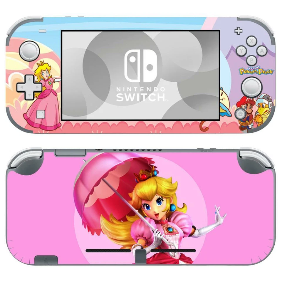 Nintendo Switch Lite Vinyl Skin Stickers Decals Cover Princess Peach Super Mario - Image 1 of 1
