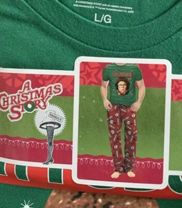 NWT Men's Pajamas Set A Christmas Story Oh Fudge Ralphie Size M Briefly Stated - Picture 1 of 2