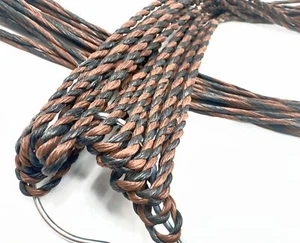 Flemish Recurve Bowstring - D97 - Black & Tan - Picture 1 of 3