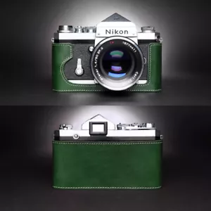 Genuine Real Leather Camera Bag Case Protective Cover For Nikon F2 F2A F2AS FA F - Picture 1 of 39