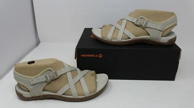 Nueva sandalia de celosía Argent Merrell District Muri con forro plateado para mujer J90556 Foto 1 de 4