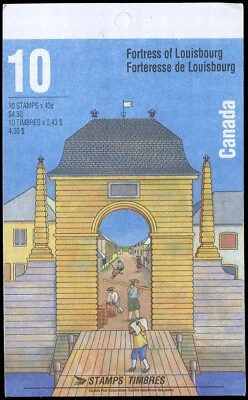 Canada Stamps, Booklet of 10, Fortress of Louisbourg, NS, #1551b BK175 MNH - Image 1 of 2