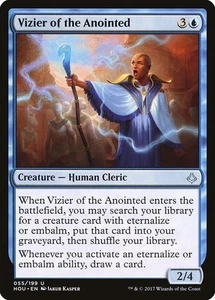 Visir del Ungido 2x FOIL HOU MTG Hora de Devastación Poco Común COMO NUEVO Azul - Imagen 1 de 1