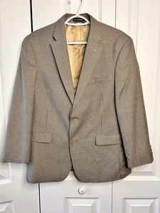 Tommy Hilfiger Mens Modern Fit Sports Coat Suit Blazer 40S Brown Houndstooth - Picture 1 of 7