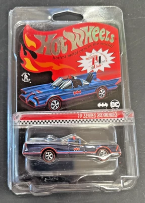 Hot Wheels TV Series Batmobile HW '22 Red Line Club Series Blue VHTF! - Image 1 of 2