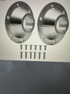 Table & Floor Base, FOR RV,Boat,Aluminum, Standard Size w12 Mounting Screws 2 Pk - Picture 1 of 7