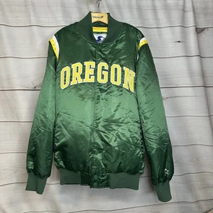 Rare University Of Oregon Ducks Starter Jacket Size L NCAA Big 10 Large - Bild 1 von 7